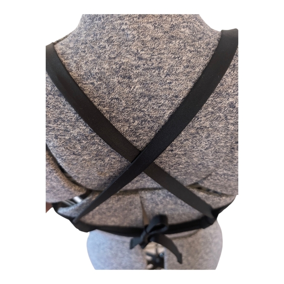 NWT Shade & Shore Black Shine On Push-Up Bikini Top 36DD - Picture 4 of 8